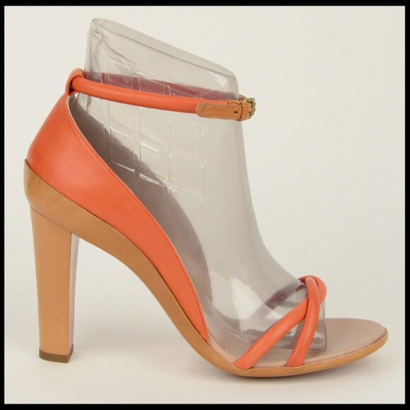 CHLOE SHOES STRAPPY SANDALS 'CALENDULA' LEATHER HIGH HEEL sz 41 US 10.5 - Picture 2 of 10